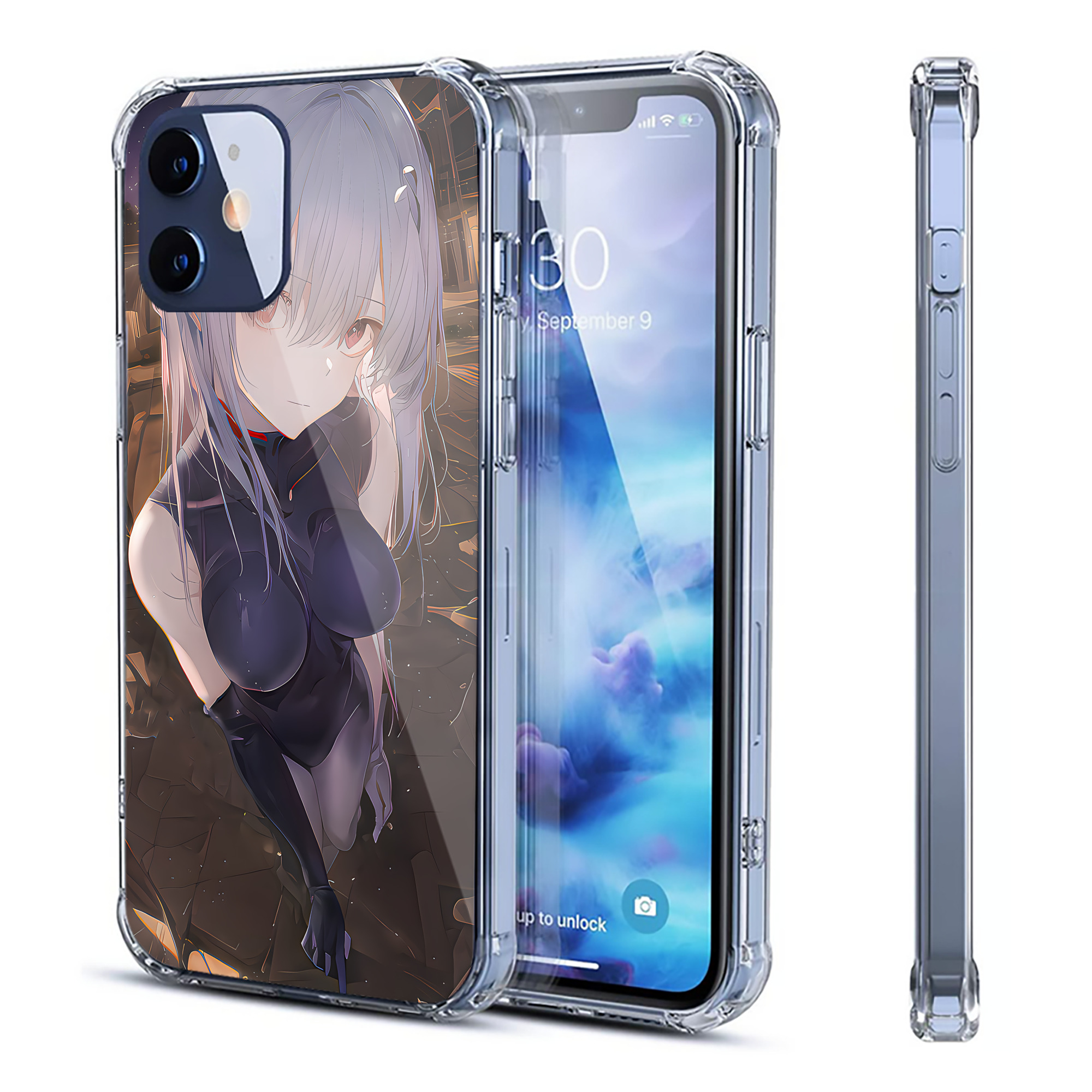 （画像用） EVA 新世紀エヴァンゲリオン 【iPhone 12シリーズ対応】透明スマホケース（クリアソフトケース）